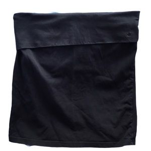 Aerie Black Fold Mini Skirt